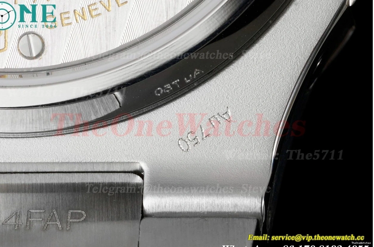 Nautilus 5740 40mm A240 Stk SS SS GRF White 0307